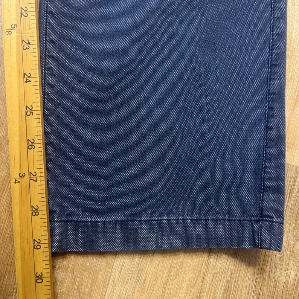 Banana Republic Kentfield Pant Mens 38x32 Blue Chino Cotton Casual Trousers‎